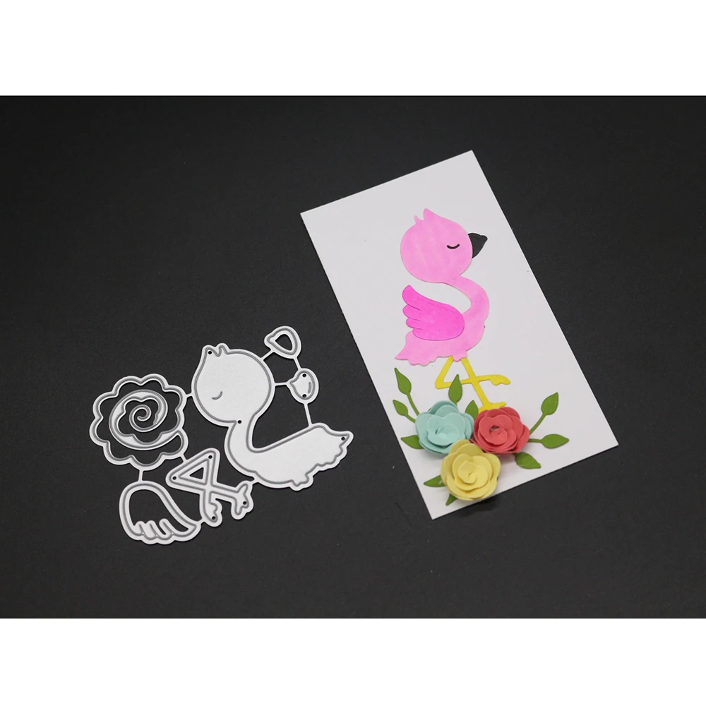 Цветы и птицы резки металла умирает для DIY Скрапбукинг тиснение бумажные