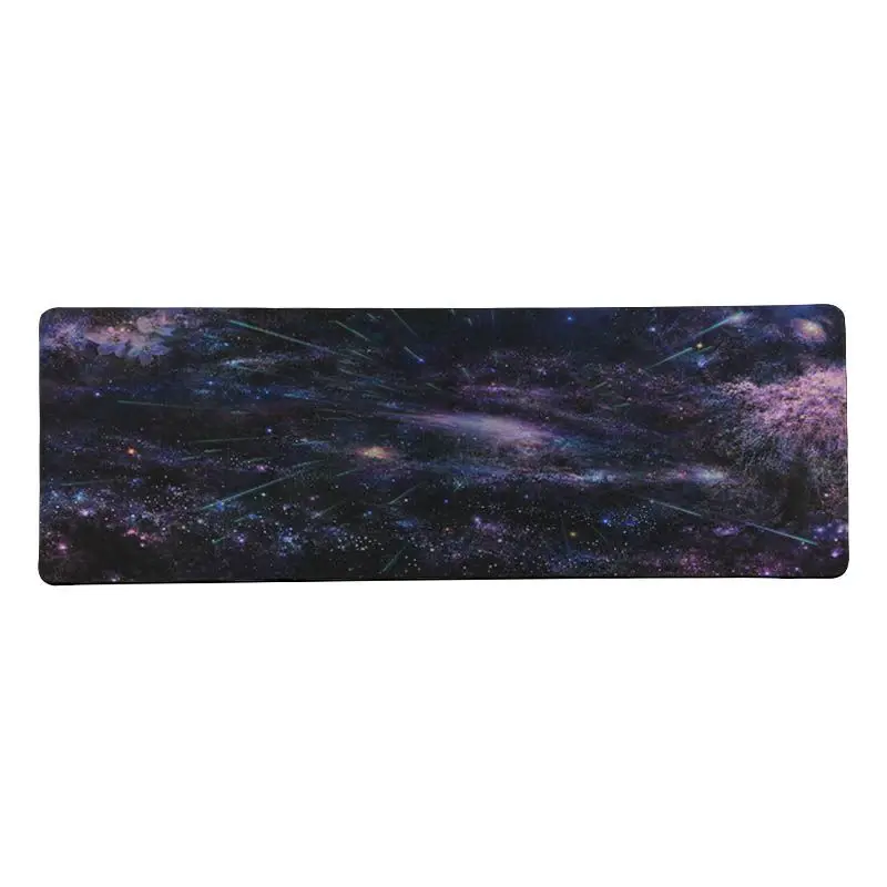 Lock Edge 30x80cm MaiYaCa ваш собственный коврик Nova Space разбитый спрей альтернативная реальность Млечный путь большой игровой коврик для мыши Коврик для клавиатуры - Цвет: Lock Edge 30x80cm