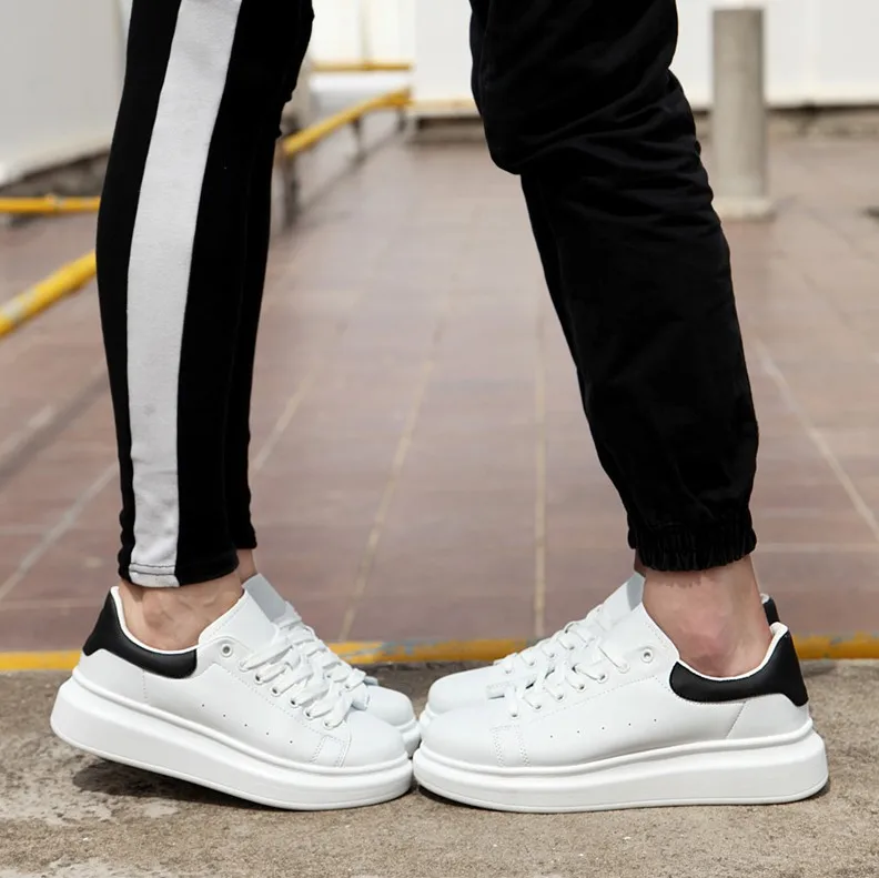 Обувь визуально увеличивающая рост в стиле Алекс Великолепная Модная Белая