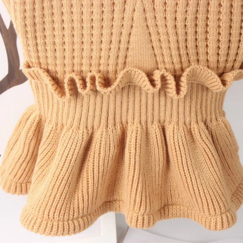 Женская короткая юбка с воланом облегающий трикотажный топ подтяжками