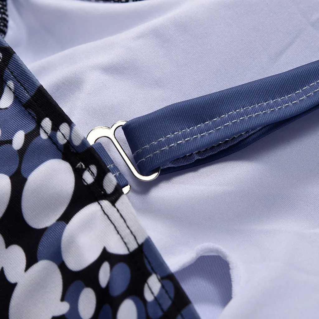 Женский купальник с глубоким v образным вырезом SAGACE бикини принтом пуш ап