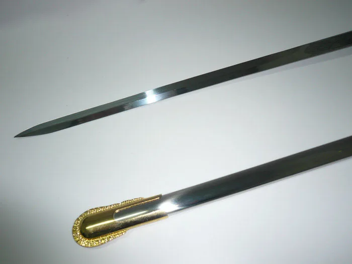 S0114 испанский Дон Кихот рапир Мушкетер фехтование меч шар Золотая версия