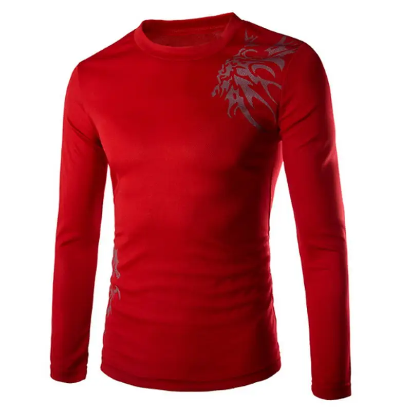 Новый Круглый мужской воротник Повседневная футболка с принтом брендовая одежда