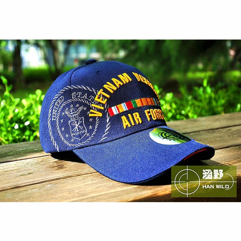 New WW2 Vietnam Vintage Bone Gorras Air Force Cap Snapback Outdoor Sports USA Baseball US Army Hats Adjustable Strap Back | Аксессуары