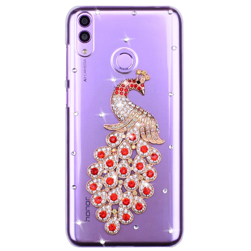 Шикарные чехлы со стразами для Huawei Y6 Y5 Prime 2018 P20 P9 P10 Mate 10 Lite Honor 9 7C 7A Pro 8X 8C P Smart crystal