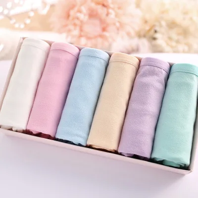 6PCS-2356-1 6 шт./лот, женские сексуальные модные хлопковые трусики, нижнее белье высокого качества, нижнее белье для девочек - Цвет: 6PCS-2356-1