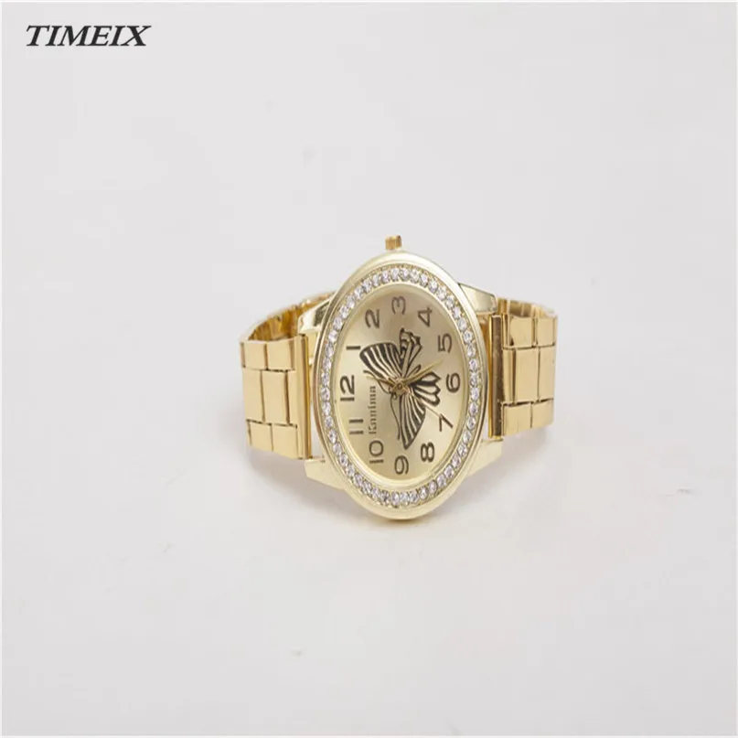 Женские часы 2017 Новые Спортивные кварцевые наручные с рисунком бабочки большой