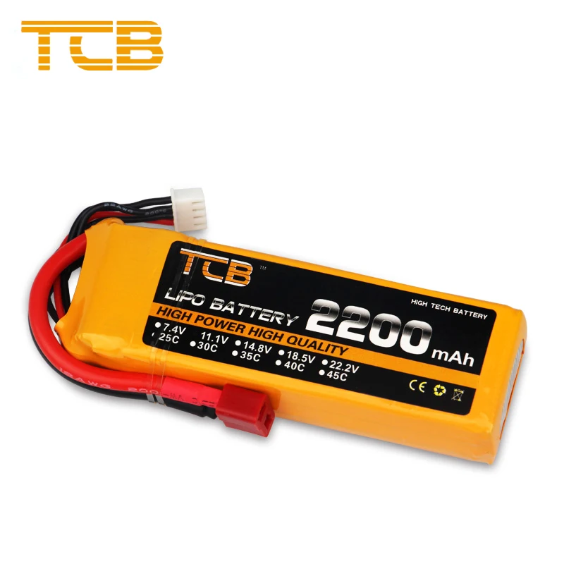 TCB RC Lipo батарея 3S 11 1 V 2200mAh 25C для дрона вертолет самолет Квадрокоптер автомобиль FPV