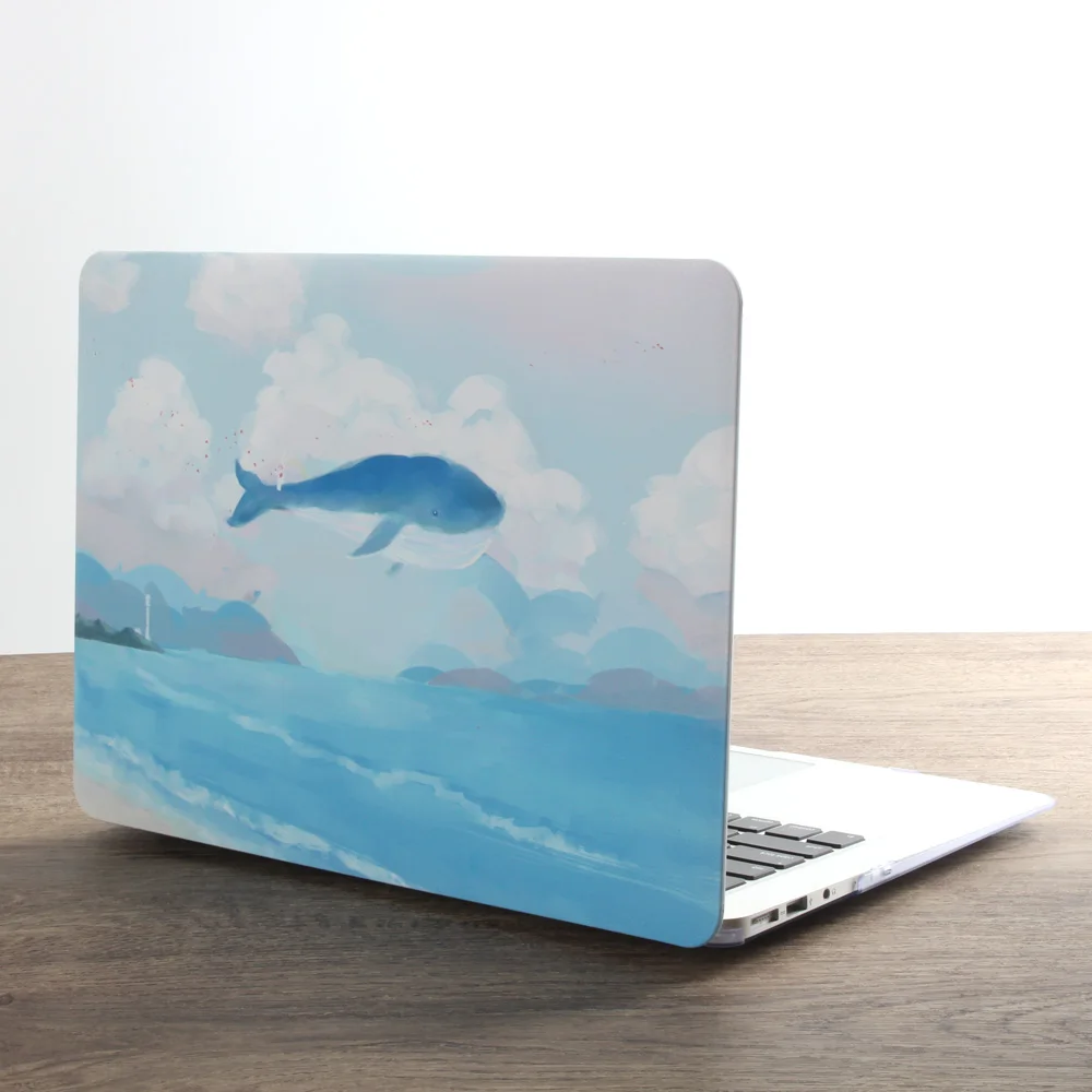 Чехол для ноутбука с животным принтом для MacBook Air Pro retina 11 12 13 15 дюймов с сенсорной панелью+ чехол для клавиатуры