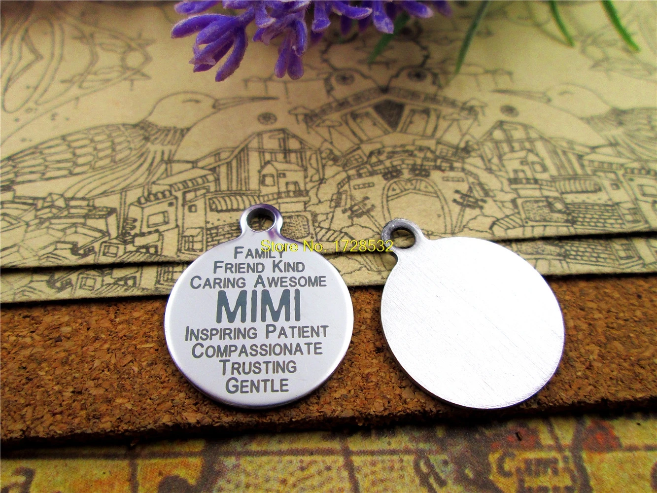 Подвески из нержавеющей стали BFF/BRIDE // DO/FAMILY/MIMI/NEW ORLEANS/WIZARD OF OZ/MOM 20 шт. | Украшения и