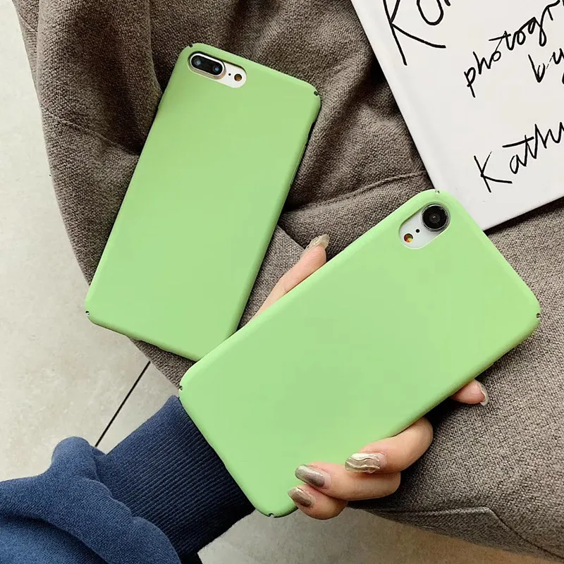 Для Iphone/11 11 Pro Max тонкий Песчаник жесткий-бампер для мобильного телефона чехол для Iphone XS Max XR X XS 8, 7, 6, 6S PLUS, полное покрытие матовый чехол