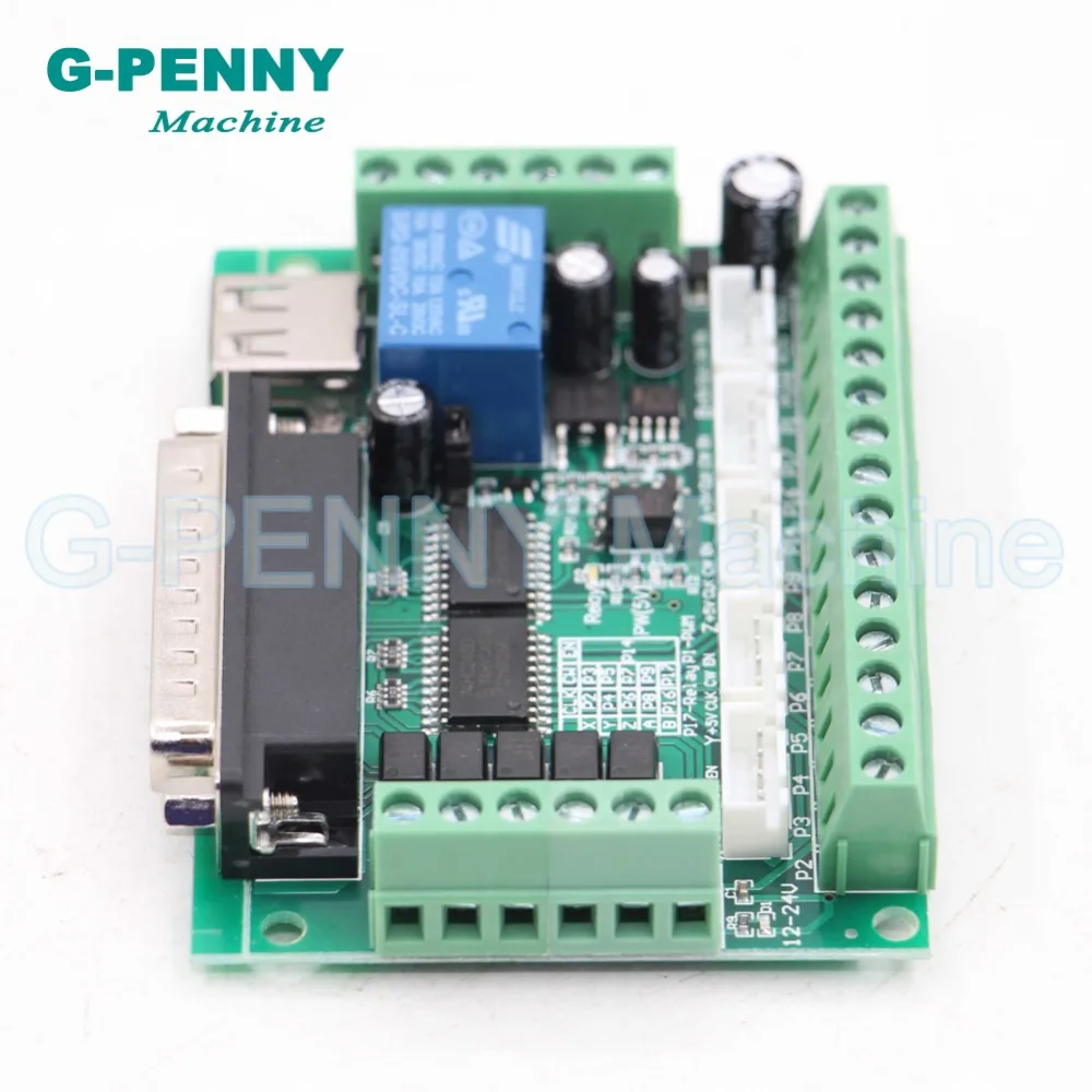 Mach3 5 Axis CNC breakout board DB25 USB плата контроллера для маршрутизатора с ЧПУ интерфейсная плата адаптера интерфейса Optocoupl
