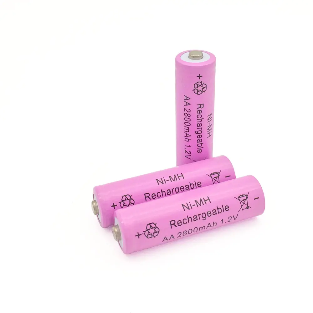 8pcs a lot Ni-MH 2800mAh AA Batteries 1.2V Rechargeable Battery NI-MH battery for camera toys | Электроника