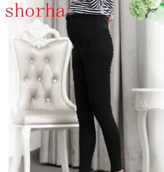 Обтягивающие Леггинсы для беременных с низкой талией 2017 корейская мода весна