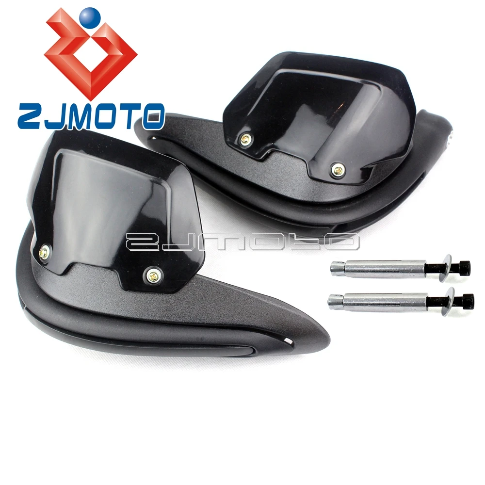 Universal Aluminum Insert Black 7/8&quot Hand Guard For Yamaha YZ YZF WR WRF TTR MX Enduro SM | Falling Protection