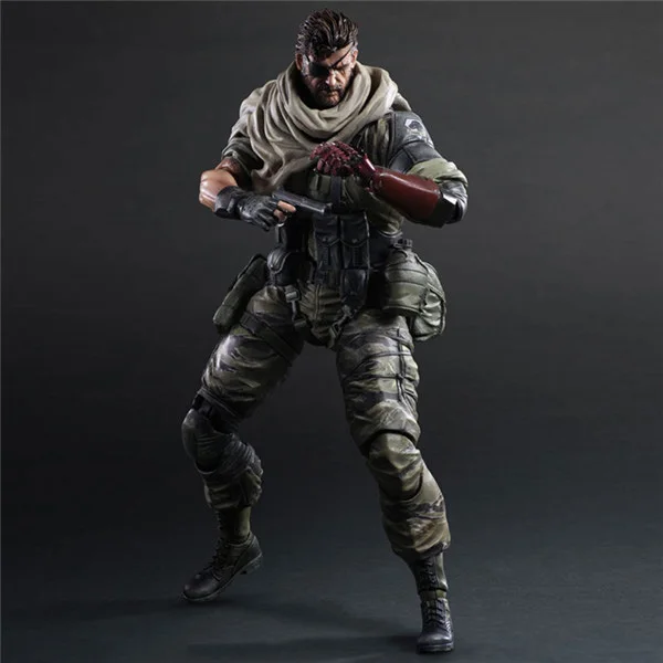 Экшн фигурка Play Arts KAI металлическая Экипировка твердый V The Phantom Pain Iroquois Pliskin старая