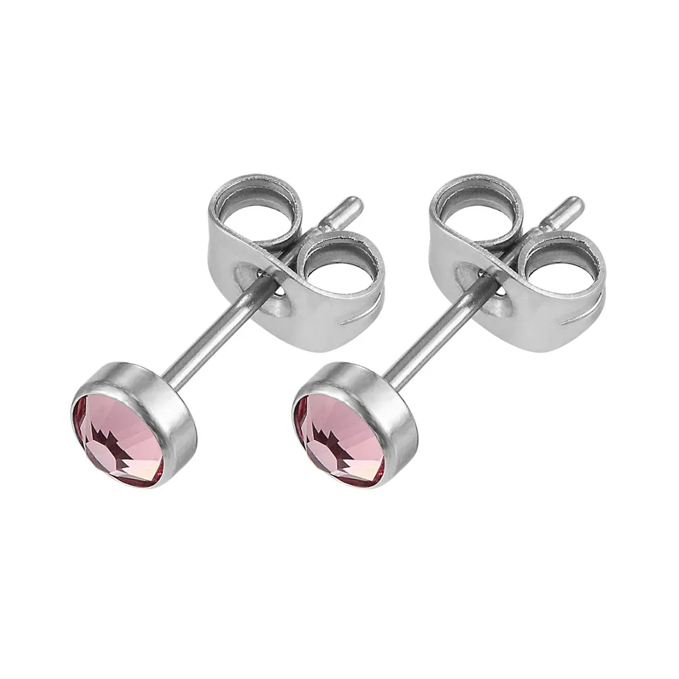 Редкий металл титановый гвоздик серьги для мужчин женщин и девушек 12 Цвет s