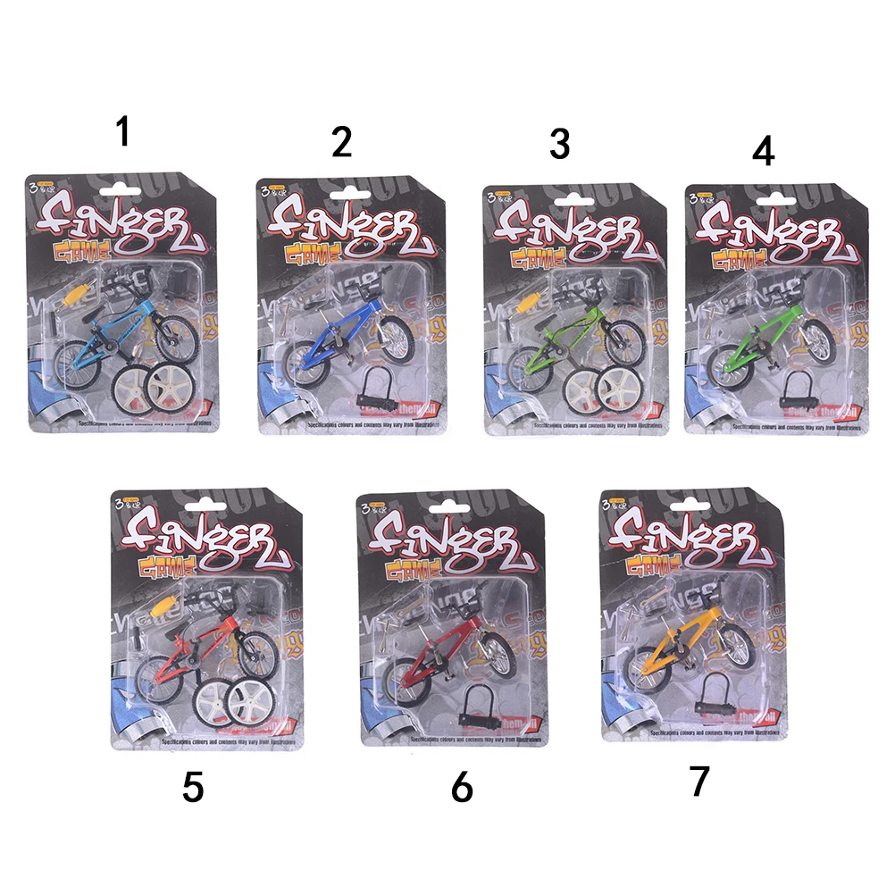1 шт. мини Пальчиковый BMX велосипед Флик Trix Finger Bikes игрушки модель велосипеда Tech Deck