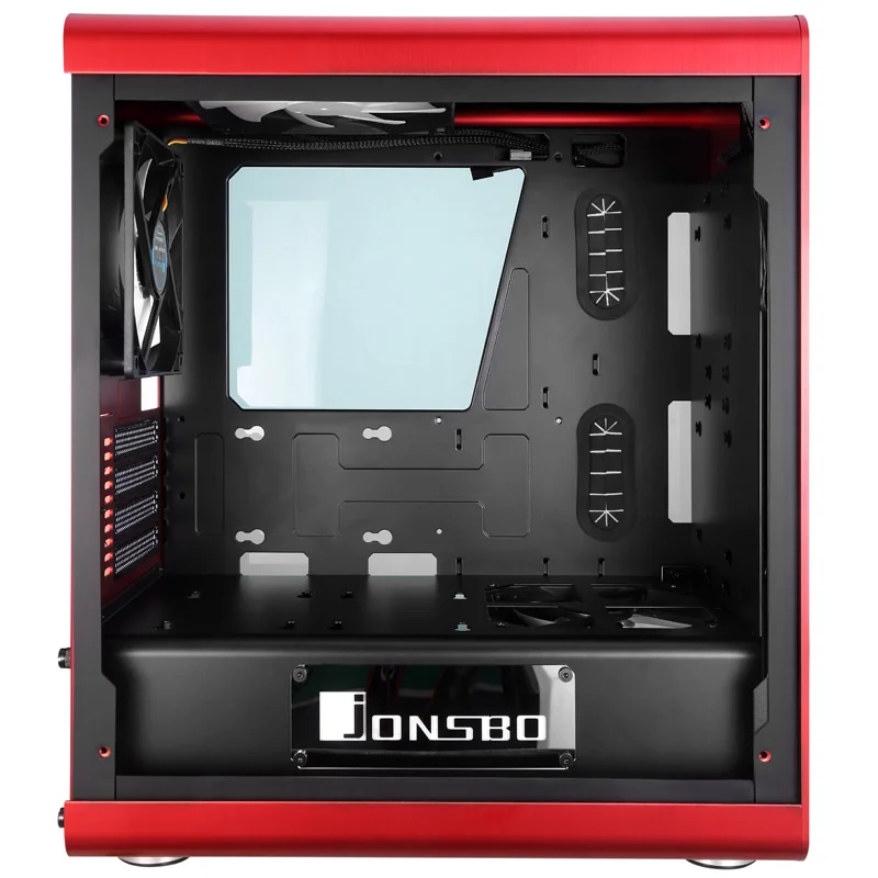 Чехол для компьютера Jonsbo RM3 HTPC ITX Mini алюминиевый 3 5 дюйма HDD USB3.0 закаленное стекло