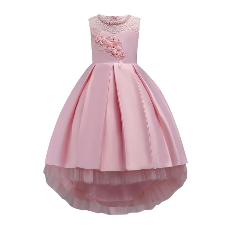 Baby Girl Dresses Party and Wedding Flower Lace Gowns Kids Princess Dress Elegant 2018 new | Детская одежда и обувь