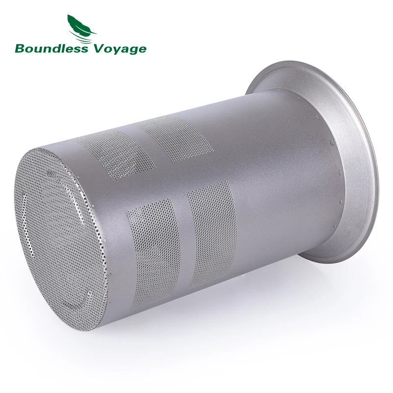 Boundless Voyage Titanium Coffee Tea Cup with Filter Outdoor Camping Portable Double-Wall Mug Tableware 350ml