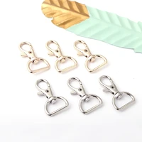 5 pcs diy plating metal tag silver gold color quick clips for keychain pet diy handmade tag quick clips hot sale birthday gifts