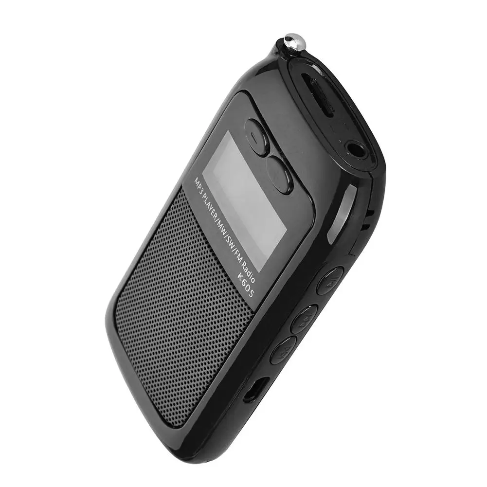 1 18 дюймовый мини радио портативный ЖК цифровой дисплей MP3 музыкальный плеер FM