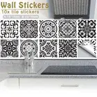 10 шт. марокканские Плитки ПВХ Водонепроницаемый самоклеящиеся обои мебель Ванная комната DIY арабская плитка Стикеры 15*15 см20*20 см Бесплатная доставка