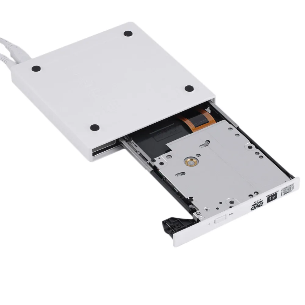 USB 2,0 внешний CD+-RW DVD+-RW DVD-RAM горелки привод писатель для портативных ПК новейший Черный