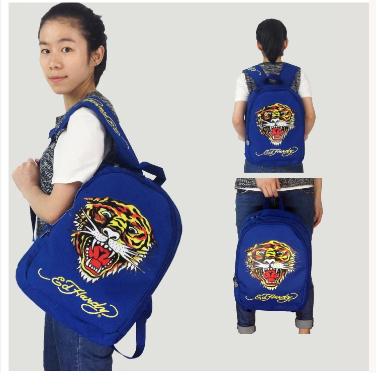 Ed Hardy students travel bag backpack 