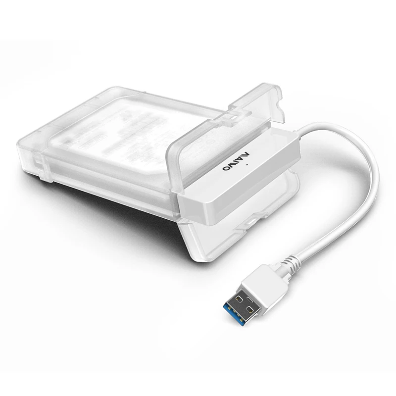 Nworld белый чехол для жесткого диска 2 5 дюйма USB 3 0 на SATA корпус коробка HDD HD