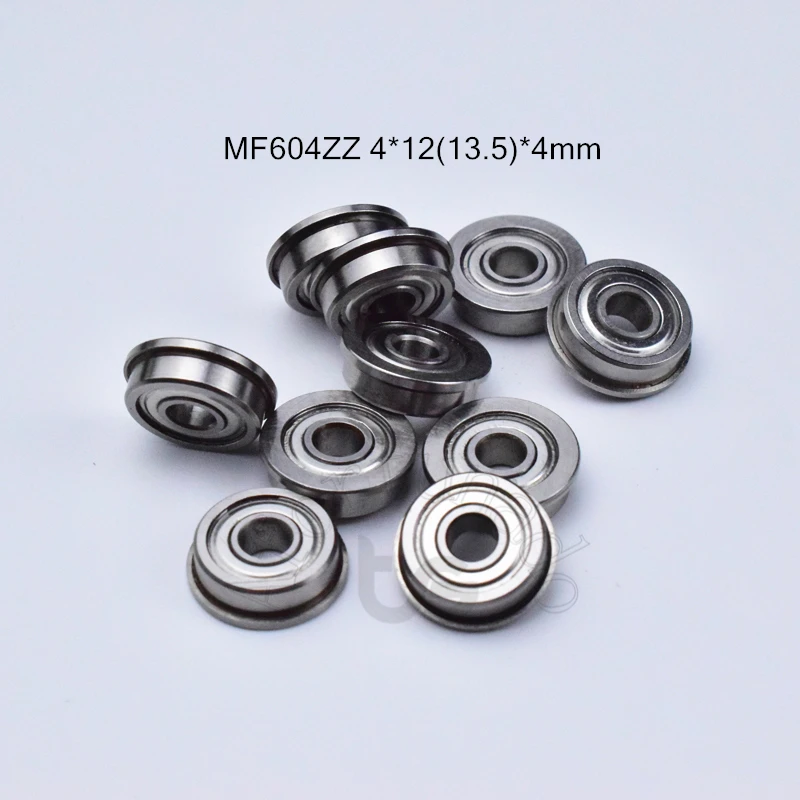 F604ZZ 4*12&amp13.5*4mm 10pieces free shipping 604 Flange bearings chrome steel bearing F604 F604Z | Обустройство дома