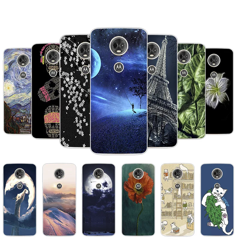 Ультратонкий чехол из ТПУ 6 0 дюйма для Motorola E5 Plus E 5 задняя крышка телефона MOTO E5Plus