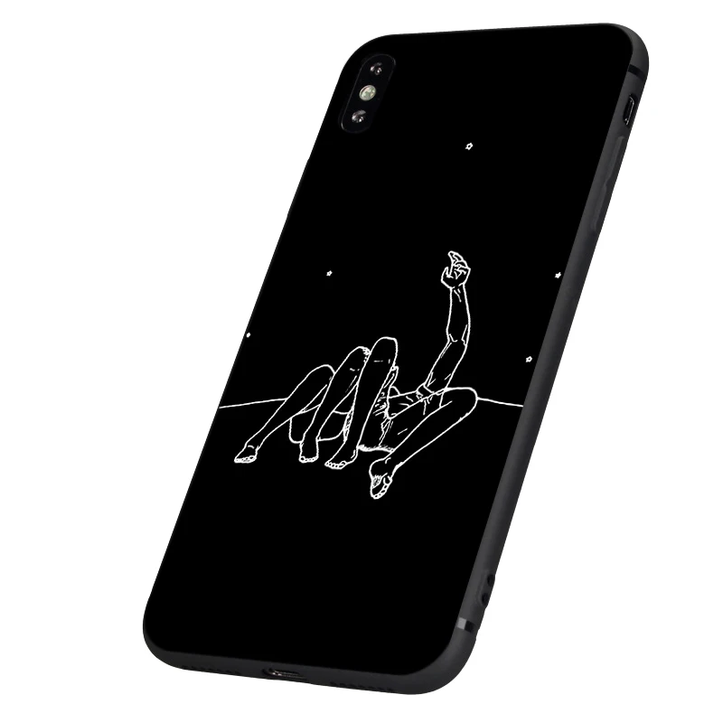 Черный чехол ТПУ для iphone 5 5s se 6 6s 7 8 plus x 10 чехол силиконовый чехол для iphone XR XS 11 pro MAX чехол простой белый