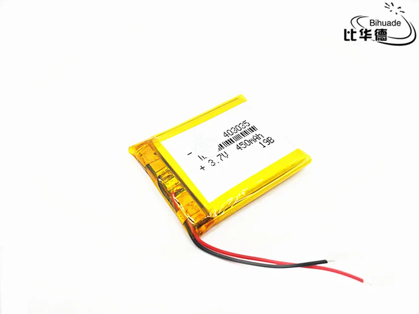 403035 450mAh 3 7 V литий-ионный полимерный аккумулятор Lipo аккумуляторные ячейки для MP3 MP4