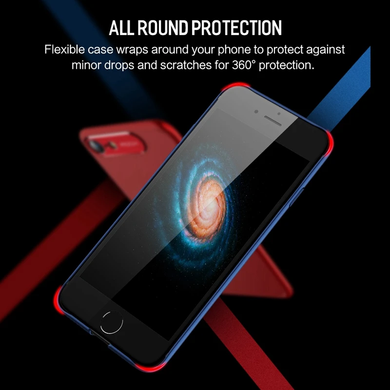 For iPhone 8 Plus Case ROCK Luxury Business Style PC Shell Protective Back Cover 7 |