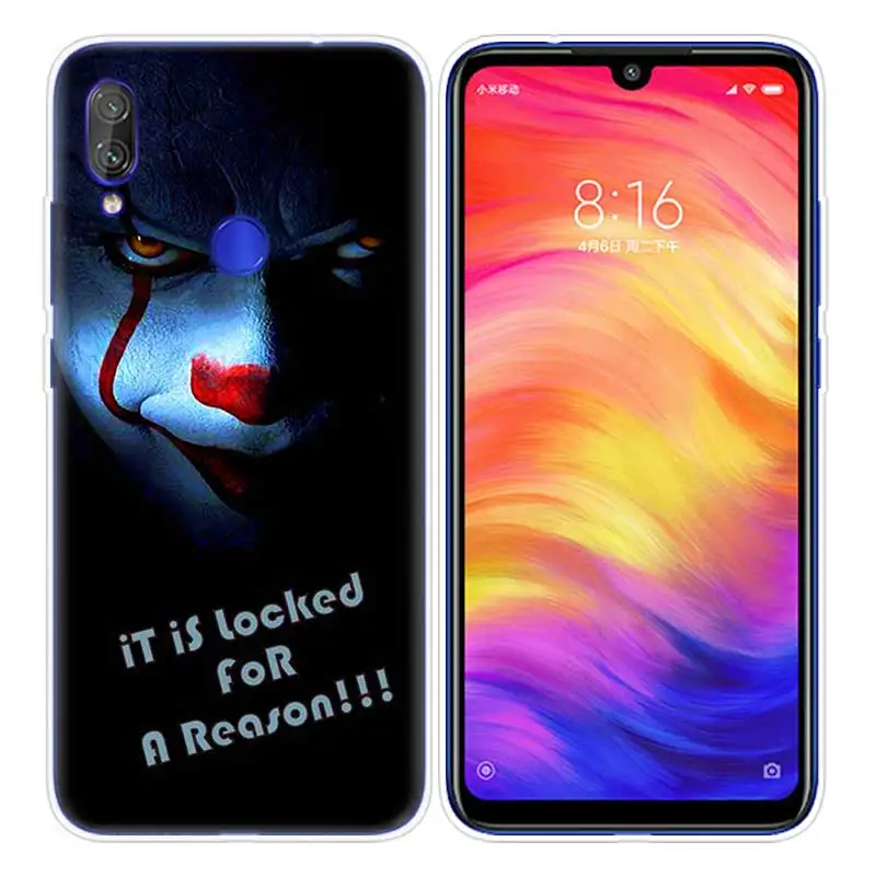 Чехол Pennywise с рисунком клоуна для Xiaomi mi Play 8 A2 6X, чехол для Red mi 6 6A Note 7 6 5 4 4X Lite Pro, задняя крышка