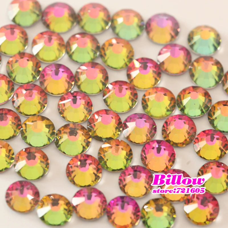 2028 SS6~SS30 High Quality Rainboe Hot Fix Rhinestone Glitter Crystal Flatback Strass Iron On for Clothes B3323 | Дом и сад