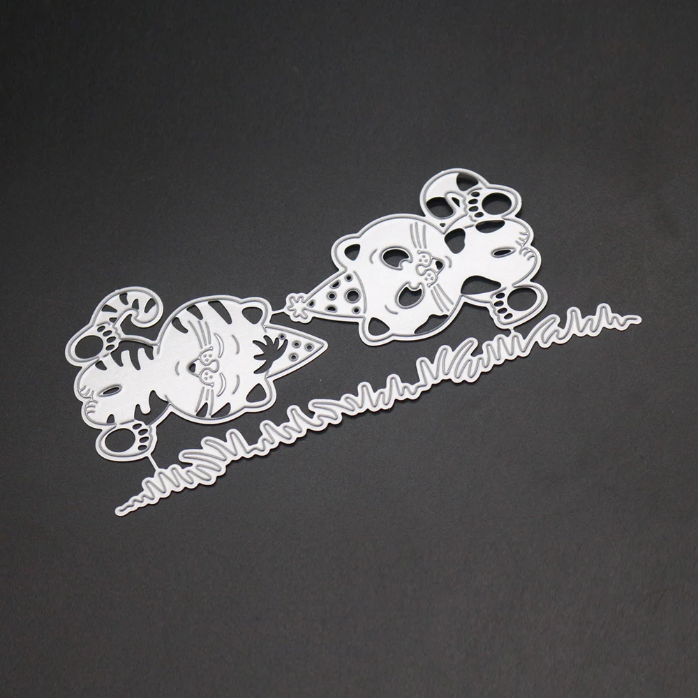 Cat Frame Metal Cutting Dies Making Embossing Stencils DIY Handmade Scrapbooking Decorative Craft Photo Card | Дом и сад