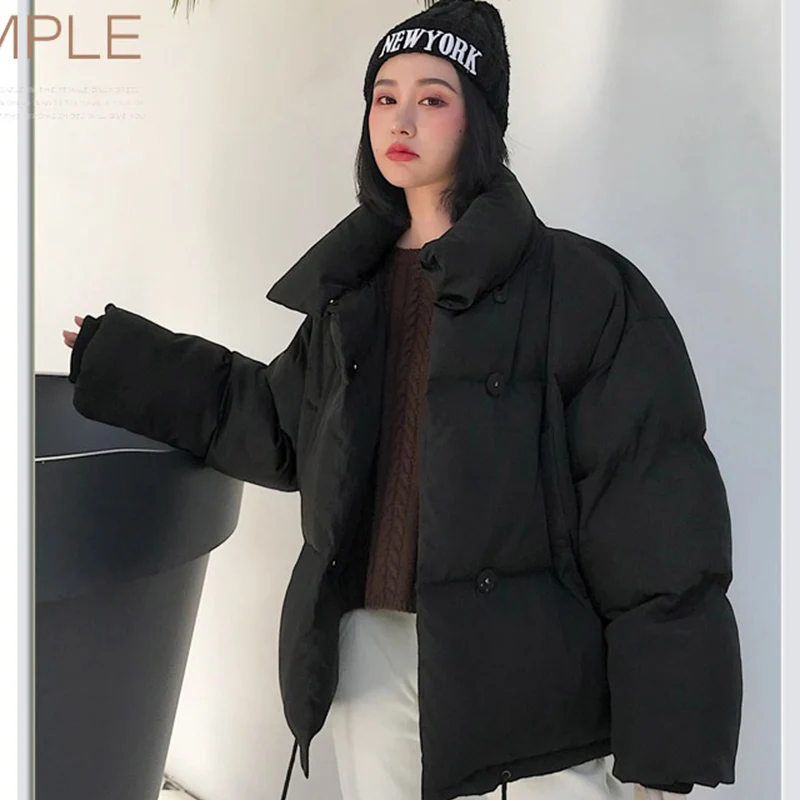 Хлопковое стеганое женское 2018 новое осенне зимнее хлебное платье маленький