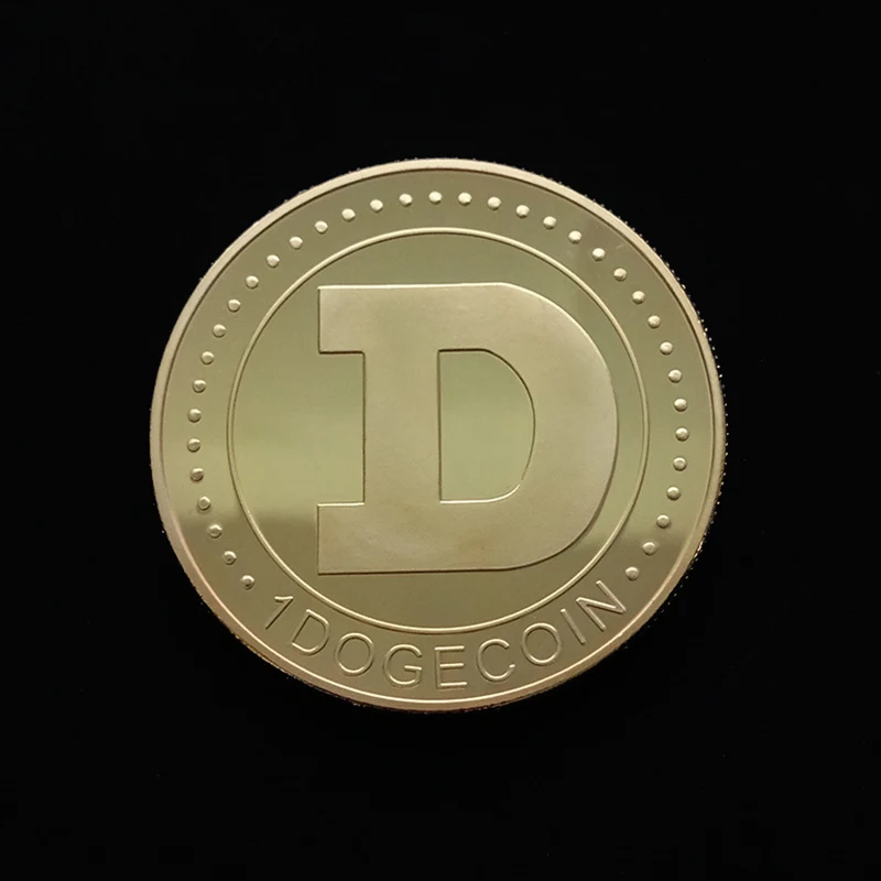 1 собака Lucky Coin позолоченный Биткоин коллекционный специальный подарок сувенир