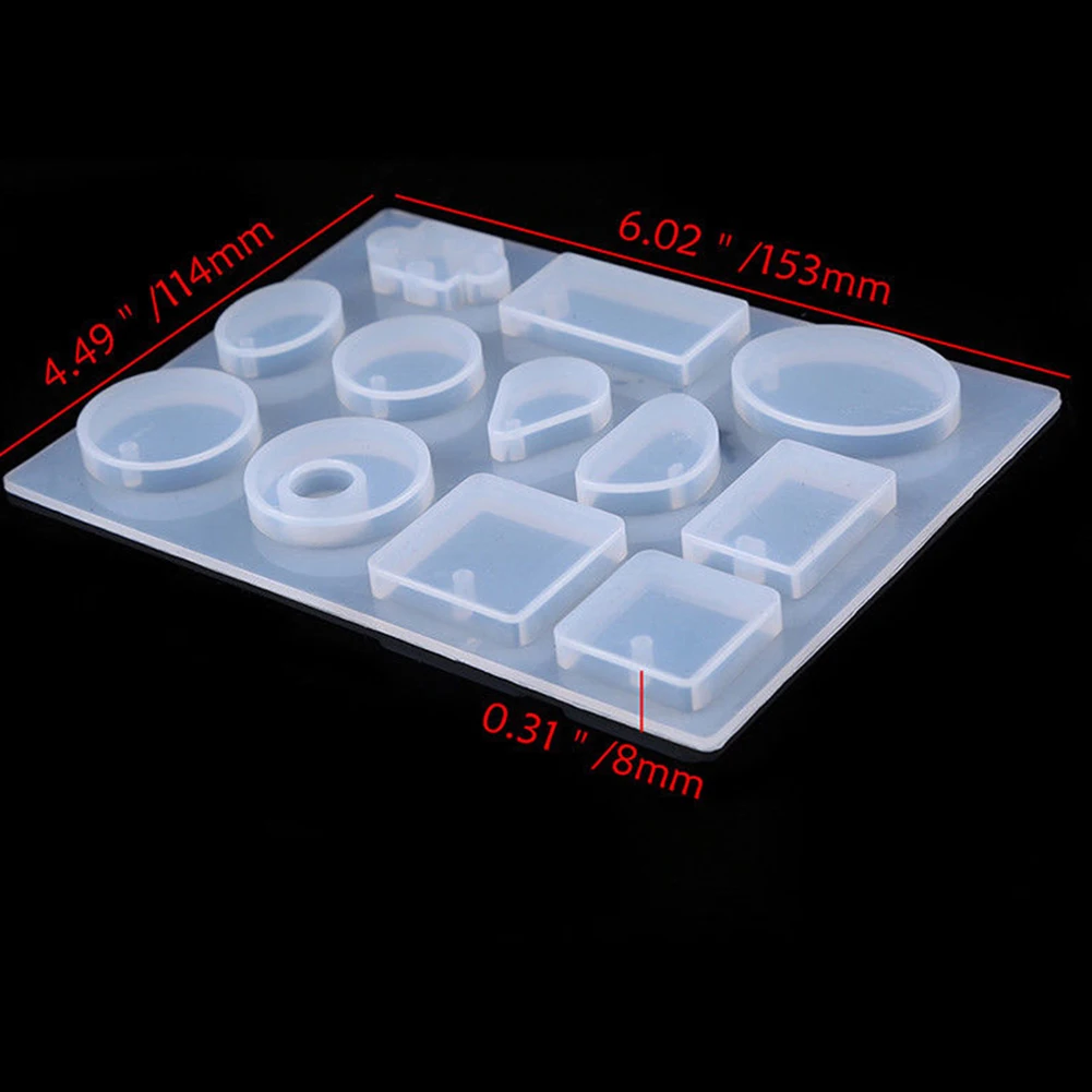 1 набор различных видов силиконовые формы подвеска из горного хрусталя Цепочки и