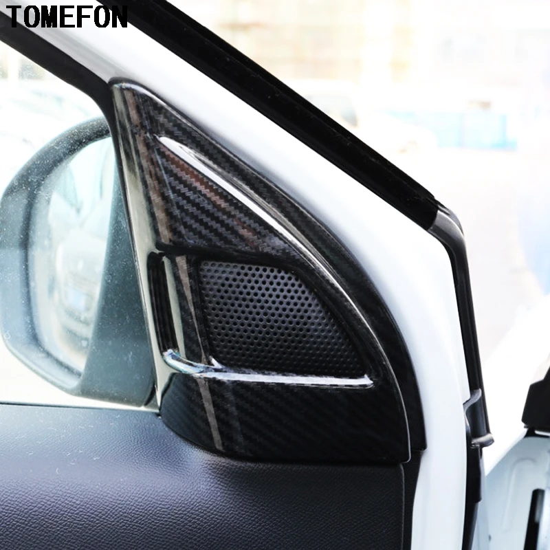 TOMEFON 2 шт. для Citroen Aircross C5 SUV хэтчбека ABS хромированное углеродное волокно