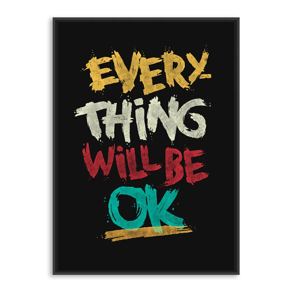 Современные граффити типография вдохновляющая жизнь цитаты А4 большой