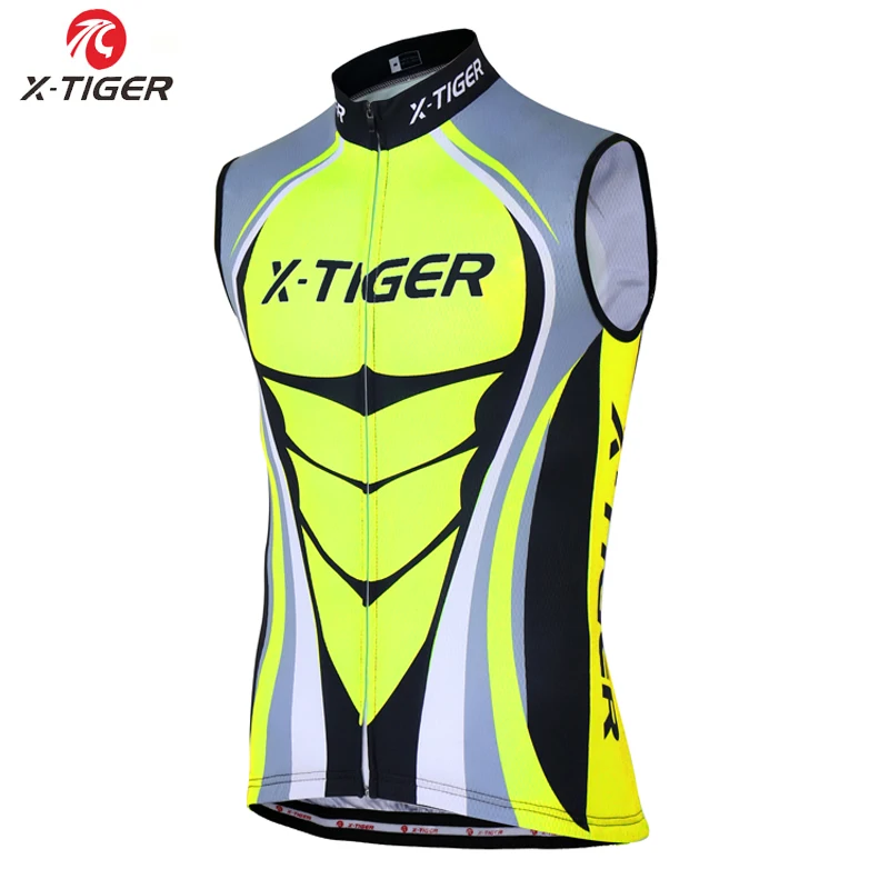 Cycling Vest X-Tiger летний Безрукавый велосипедный жилет гоночный велоодежда MTB велосипед одежда Hombre костюм для велоспорта Велоспорт Джерси - Цвет: Cycling Vest