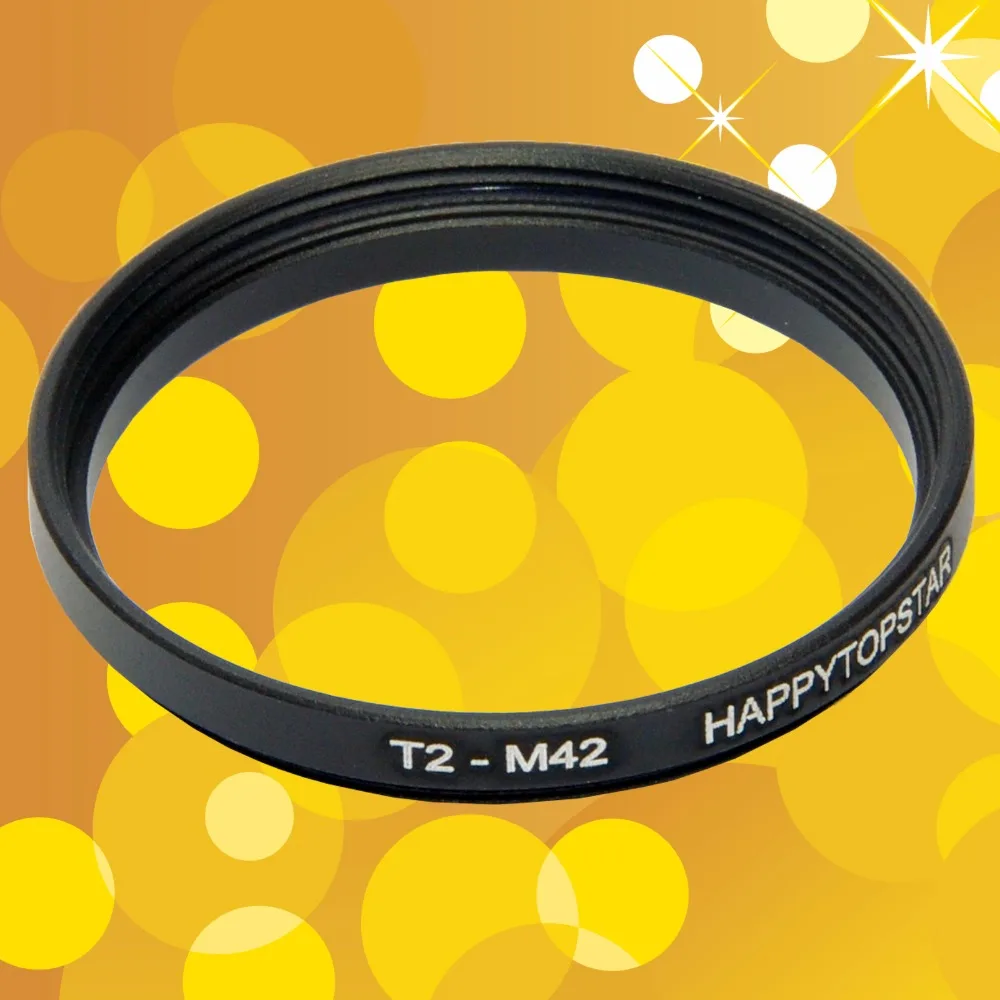T T2 папа к M42 мама T T2(42 мм 0,75 мм Шаг резьбы)-M42(42 мм 1 мм Шаг резьбы) 42 мм Муфта объектива Кольцо адаптер