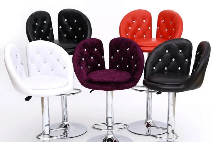 Эргономичный подъемный регулируемый стул для кафе паба бара из нержавеющей