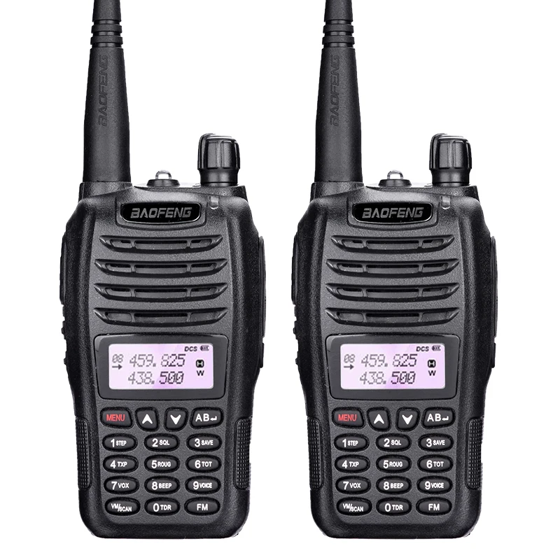 2 pieces 2 шт. Baofeng UV-B6 Двухдиапазонная рация 10 км Pofung B6 5 Вт 2000 мАч портативный радиоприемопередатчик PTT Telsiz CB двухстороннее радио - Цвет: 2 pieces