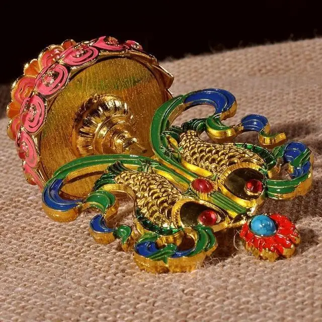 Восемь благоприятных украшений тибетская модель предложение талисмана Тантра