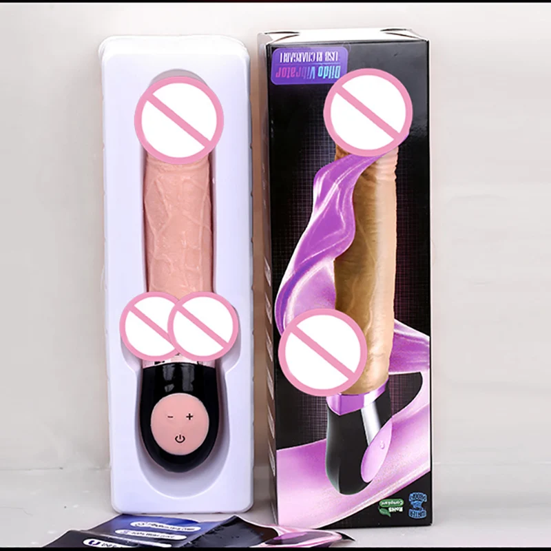 Фаллоимитатор с подогревом Вибратор G Spot секс игрушки для Женский мастурбатор
